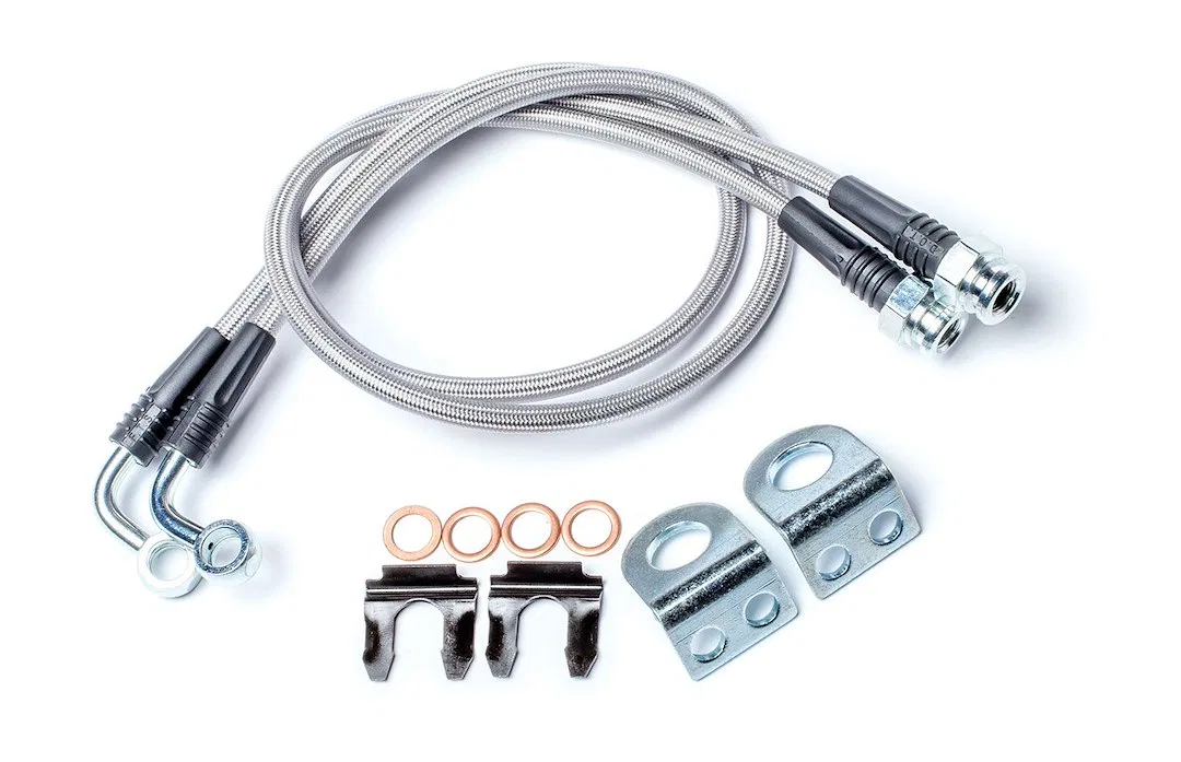 4350310 – TERAFLEX Brake Line, Braided Stainless Steel 30 Inch Length Set Of 2